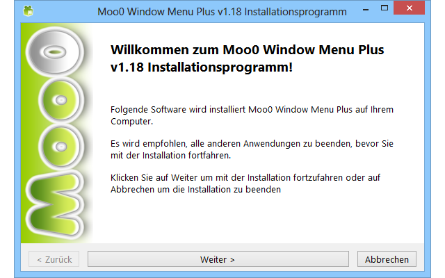Windows Menu Plus ergänzt das Systemmenü eines Fensters um nützliche Zusatzfunktionen. Nach der Installation und dem ersten Programmstart lässt sich das Tool im System-Tray nieder, wo Sie per Rechtsklick auf sein Icon in die Konfiguration gelangen.