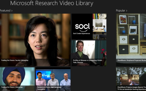 Nachschlagewerk: Microsoft Research veröffentlicht Video-App