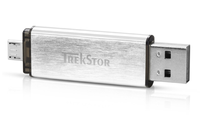 Trekstor: USB-Stick DUO inklusive Micro-USB-Anschluss
