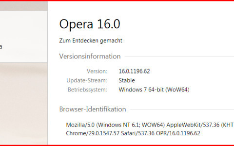 Browser: Opera 16.0 erschienen