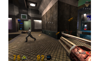 OpenArena ist ein Ballerspiel, bei dem Sie mit diversen Schusswaffen gegen den PC antreten oder sich Schlachten mit mehrere menschlichen Gegnern liefern.