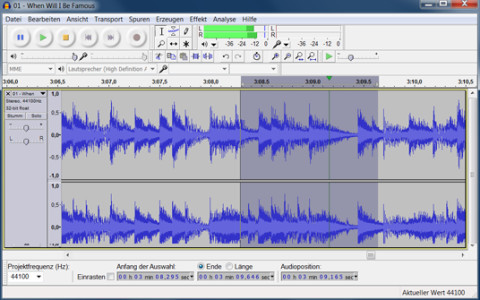 Audio-Editor: Audacity auf Version 2.0.4 aktualisiert
