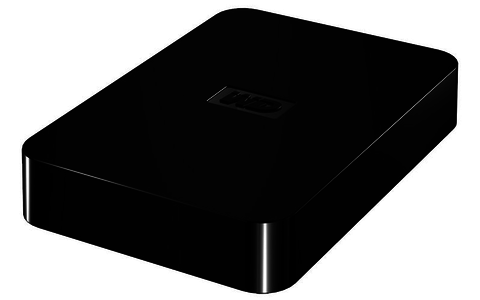 Western Digital WDBPCK0010BBK: 1000 GByte Speicherkapazität, 2,5 Zoll Baugröße und USB-3.0-Anschluß.