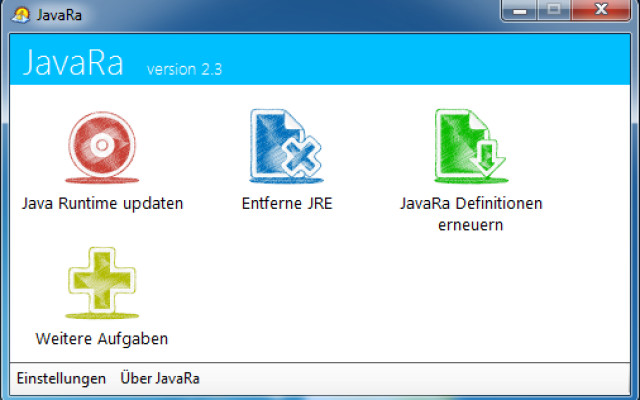 JavaRa 2.3: Update-Manager für die Java Runtime 