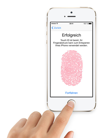 Nicht ganz so sicher: Fingerabdruckscanner Touch ID im iPhone 5S