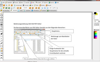 CAD-KAS PDF Editor 4: PDF-Dateien öffnen, bearbeiten und speichern