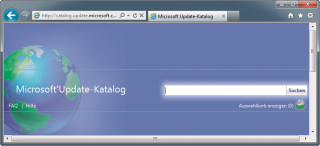 Microsoft Update-Katalog: Auf dieser Webseite stellt Microsoft Updates und Hotfixes zum Download bereit