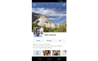 Mit der Facebook-App finden Sie heraus, was Ihre Freunde machen und teilen eigene Neuigkeiten, Fotos und Videos.