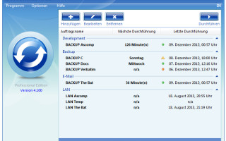 Ascomp Synchredible 4.1: Gratis-Tool für Backups und Datenabgleich