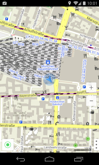 Maps With Me: Die Offline-Karten der App sind kostenlos und zeigen unterwegs unter anderem die nächstgelegene Toilette.