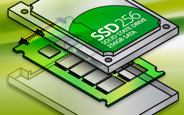 SSDs haben derzeit eine maximale Übertragungsrate von bis zu 500 MByte/s beim Lesen und Schreiben. Neue Techniken steigern die Transferraten auf über 5000 MByte/s.
