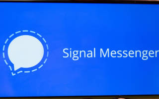 Signal-Messenger-Logo auf Smartphone Display