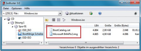 Download-Version von Windows 8: Hier fehlt der UEFI-Bootloader „BootImage.img“. Der UEFI-Bootloader wird benötigt, damit das Setup von Windows an UEFI-PCs gestartet werden kann.