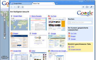 Google Chrome vom Start weg mit Lücken