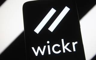 Wickr App Logo auf Smartphone