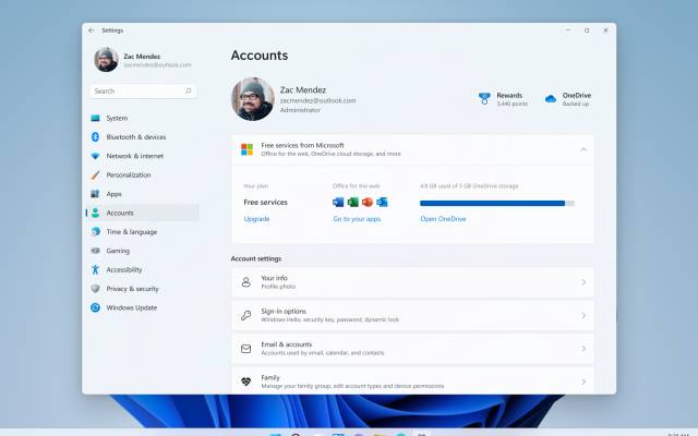 Microsoft-365-Abo- und OneDrive-Speicher-Information