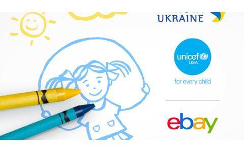 Logo eBay x Unicef