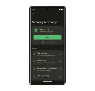 Sicherheits- und Privatsphäre-Einstellungen unter Android 13