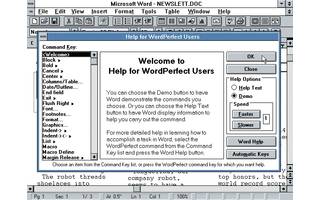 Microsoft Word for Windows 2.0 Help for WordPerfect Users (1991)