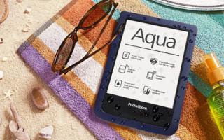 PocketBook präsentiert auf der Pariser Buchmesse einen wasserdichten und staubgeschützten E-Book-Reader. Der PocketBook Aqua ist damit der ideale Strandbegleiter.