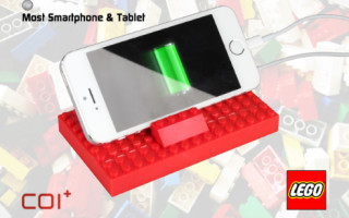 Lego-Fans basteln sich ihre Smartphone-Ladestation selbst. COI+ stellt dazu einen Lego-kompatiblen Baustein mit integriertem Lithium-Polymer-Akku vor.