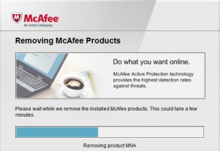 Reste loswerden: Viele Antivirenhersteller – hier McAfee – bieten spezielle Tools an, um ihre Programme restlos zu deinstallieren.