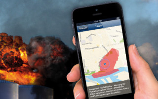 Die App Katwarn informiert unterwegs über Gefahren wie Großbrände, Bombenfunde oder Pandemieausbrüche. Katwarn ist für Android-Smartphones und Apples iPhone verfügbar.
