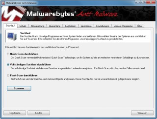 Anti-Malware: Führen Sie bei der ersten Überprüfung Ihres Rechners einen vollständigen Suchlauf durch, damit alle Schadprogramme entdeckt werden (Bild 9)