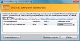 Mail Pass View: Manche Antivirenprogramme warnen vor dem Tool, weil man damit auch Nutzerdaten auf fremden PCs auslesen kann. Mit einem Virus ist es nicht verseucht.