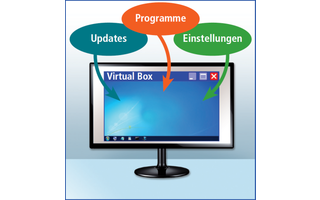 1. Referenz-Installation: Sie installieren Windows 7 in einem virtuellen PC, aktualisieren und konfigurieren es. Sie installieren Ihre Lieblingsprogramme.