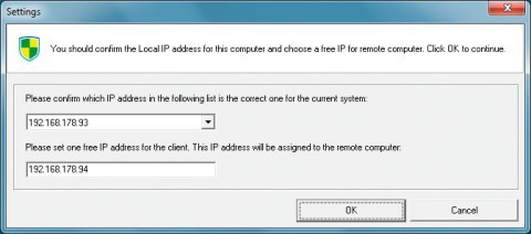 IP-Adressen: Die untere IP-Adresse bekommt der defekte PC beim Booten übers Netz zugewiesen. Achten Sie darauf, dass diese Adresse von keinem anderen Gerät in Ihrem Heimnetz verwendet wird.