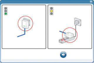 Power-LAN-Adapter: Stecken Sie den Power-LAN-Adapter immer in eine Wandsteckdose und nicht in eine Steckdosenleiste.