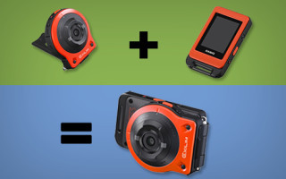 Casios neue Kamera hat eine zweigeteilte Persönlichkeit. Die eigentliche Kamera ist von der Steuereinheit abtrennbar und macht so auch Fotos per Remote-Verbindung.