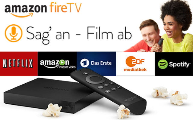 Seit April gibt es sie in den USA, jetzt bringt Amazon seine Streaming-Box "Fire TV" auch nach Deutschland. Filme, Serien und Spiele aus dem Web lassen sich damit auf dem Fernseher ansehen. 