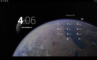 Earth & Moon in HD Gyro 3D PRO: Wer Live-Wallpaper liebt, der sollte diesen Weltraum-Hintergrund unbedingt ausprobieren.
