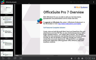 OfficeSuite Professional 7: Mit der Office-Anwendung bearbeiten Sie Dokumente, Tabellenkalkulationen oder Präsentationen in vielen unterschiedlichen Formaten.
