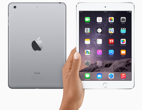 Apple iPad mini 3: Das Tablet für die Handtasche erhält ebenfalls einen Fingerabdruck-Sensor und eine neue iSight-Kamera.