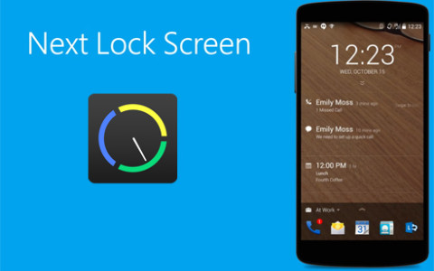 Microsoft hat mit Next Lock Screen eine Bildschrimsperre für Android-Smartphones entwickelt, die alle im Alltag gebräuchlichen Funktionen bereit hält.
