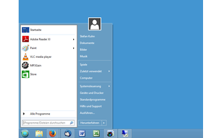 Classic Shell integriert das aus älteren Windows-Versionen gewohnte Startmenü in den Desktop von Windows 8.