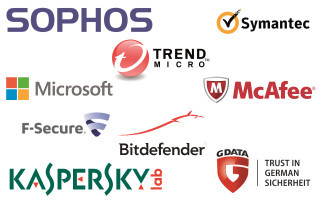 Im Test: Business-Lösungen der Hersteller Bitdefender, F-Secure, G Data, Kaspersky Lab, McAfee, Sophos, Symantec und Trend Micro.