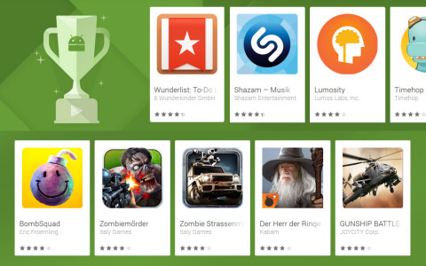 Google hat jetzt schon die besten Apps und Spiele 2014 für Android gekürt. Darunter bekannte Namen wie Threema, Wunderlist, Batman: Arkham Origins, Angry Birds Epic und Monument Valley.