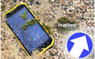RugGear: Doch mit ihrer Erfahrung im professionellen Bereich setzen die Deutschen Akzente beim Design und dem Engineering der Handys, Smartphones und Tablets, die inzwischen eine Palette mit fünf Modellen bilden.