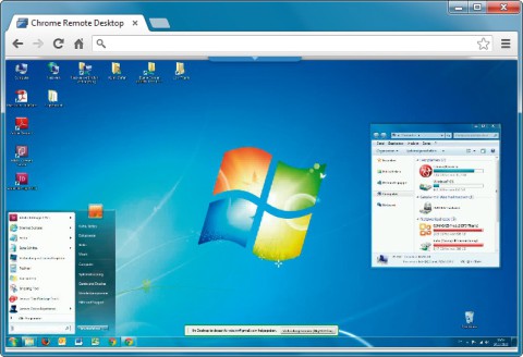 Chrome Remote Desktop: Die App ermöglicht die Fernbedienung eines PCs per Browser. Das funktioniert mit Windows, Linux und Mac OS.