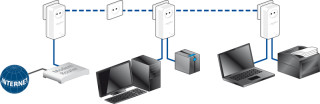 Die beiden Stromnetzadapter Dlan 500 Duo und Dlan 500 Duo+ von Devolo verbinden PCs und andere Geräte mit dem Internet. 