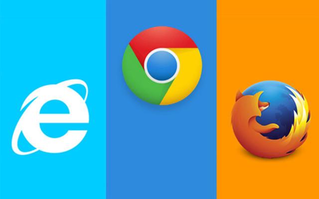 Firefox Internet Explorer Chrome