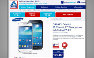 Aldi Samung Galaxy S4 mini