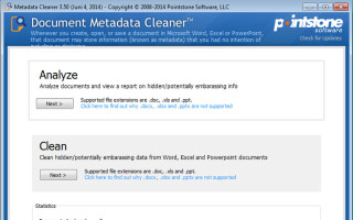 Document Metadata Cleaner