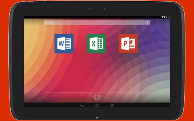 Office-Apps auf Android-Tablet