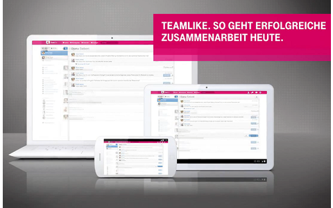 Die Telekom setzt auf die Collaboration-Lösung TeamLike.