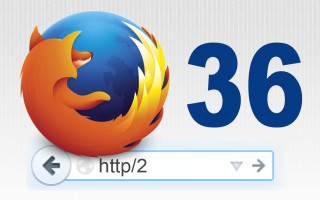 Firefox 36 Logo mit Http2